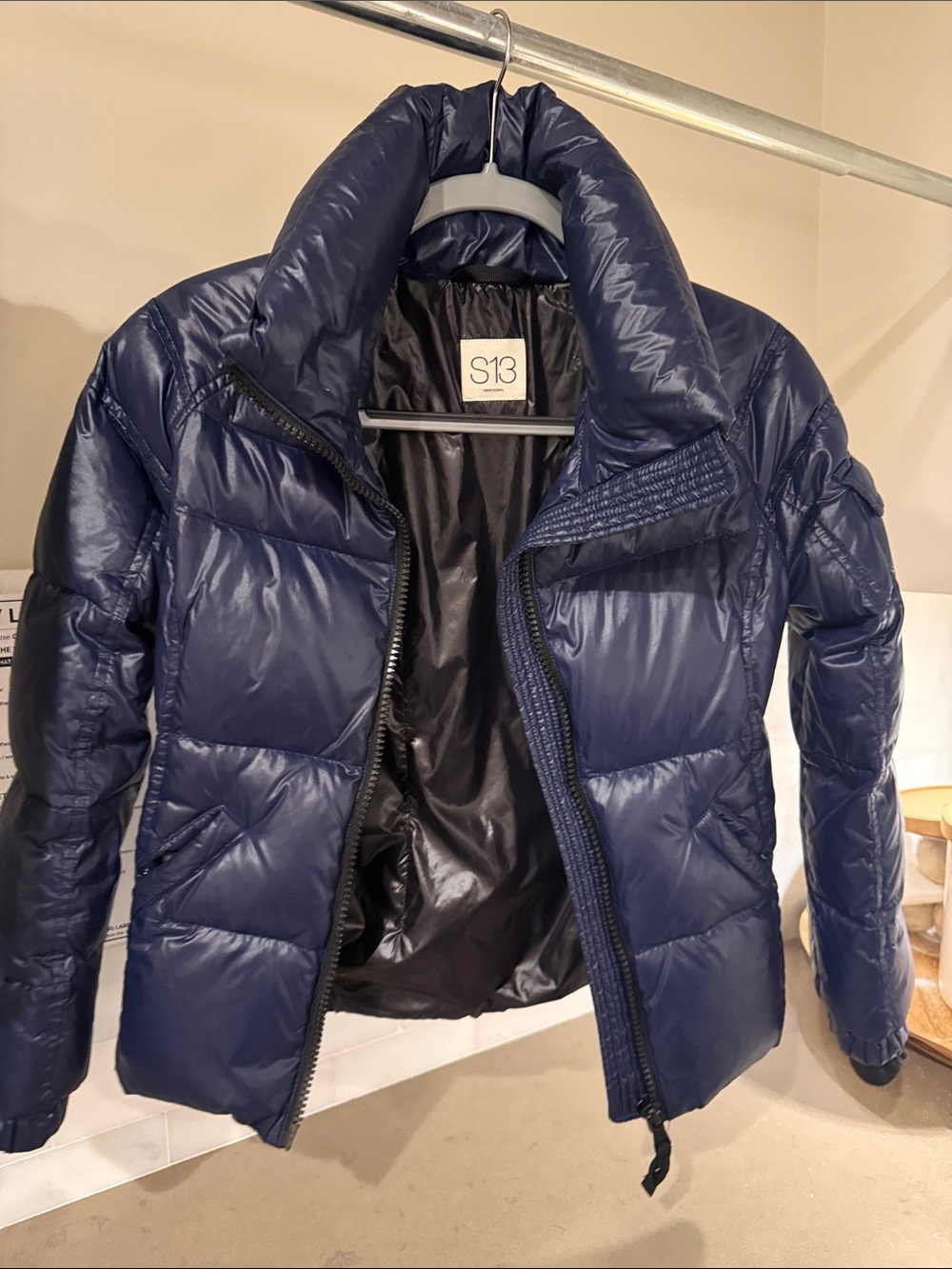 Kids S13 Navy Puffer Jacket